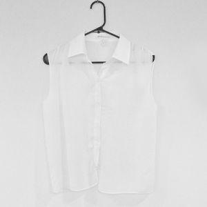 BCBG Silky White Top